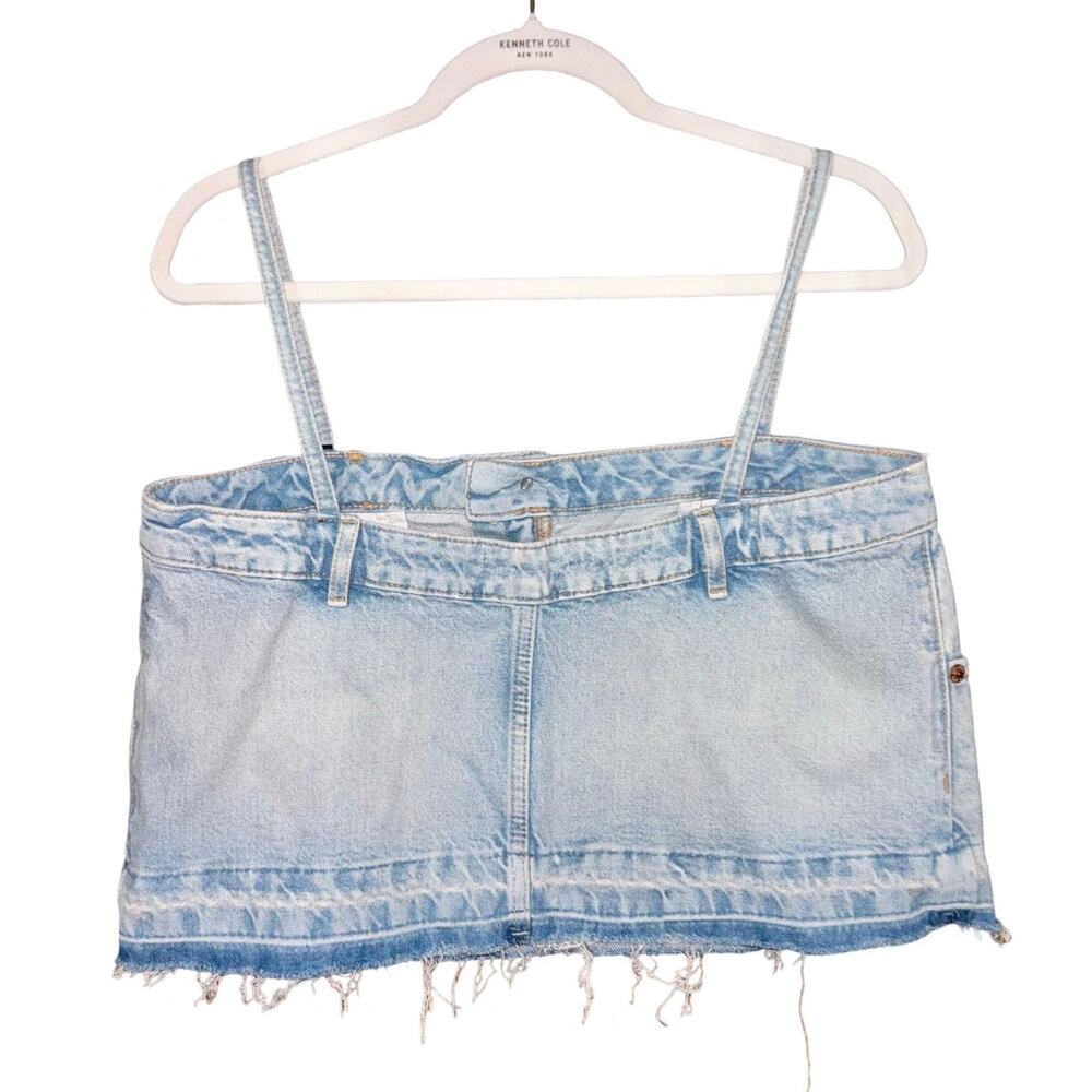 NWT Zara denim crop top - Picture 2 of 4